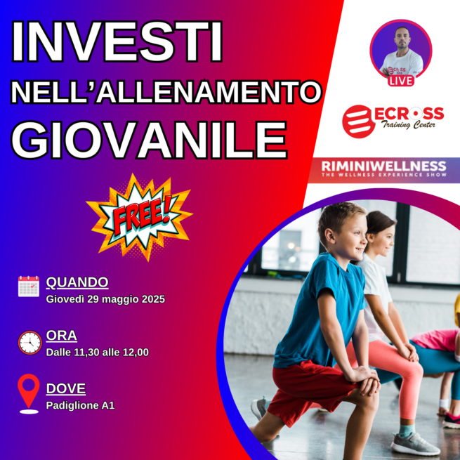 SPEECH for Rimini Wellness "INVESTI NELL'ALLENAMENTO GIOVANILE"