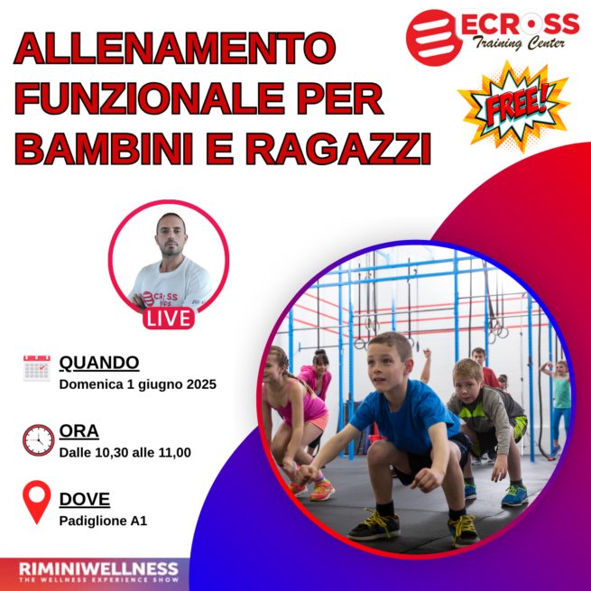 SPEECH for Rimini Wellness "ALLENAMENTO FUNZIONALE PER BAMBINI E RAGAZZI"